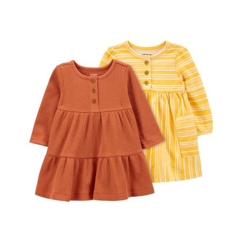 Baby 2-Pack Dresses - 3M - Style,Multi