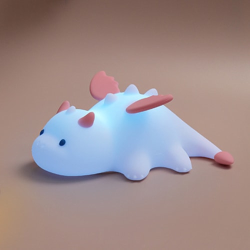 Squishy Silicone Cute Baby Dragon LED Night Light - Perfect Gift for K – Huggwaii