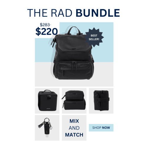 BUNDLE - RADLEY BLACK diaper bag