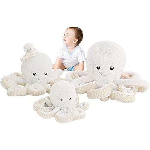 DENTRUN Octopus Stuffed Animals, Giant Octopus Plush Doll Play Toys for Kids Girls Boys Adults Birthday Xmas Halloween Present Stuffed Sea Animals Plushie, 7/16/24/32 Inches, 5 Colors