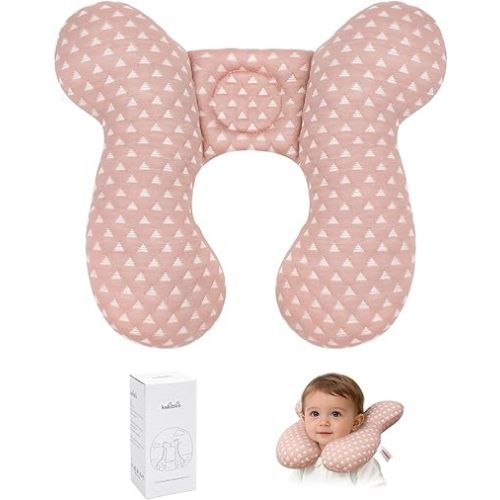 KAKIBLIN Baby Travel Pillow, Upgraded Baby Neck Pillows for Car Seat, Infant Neck Support Pillow for Head and Neck,Newborn Head Support for Car Seat,Pushchair