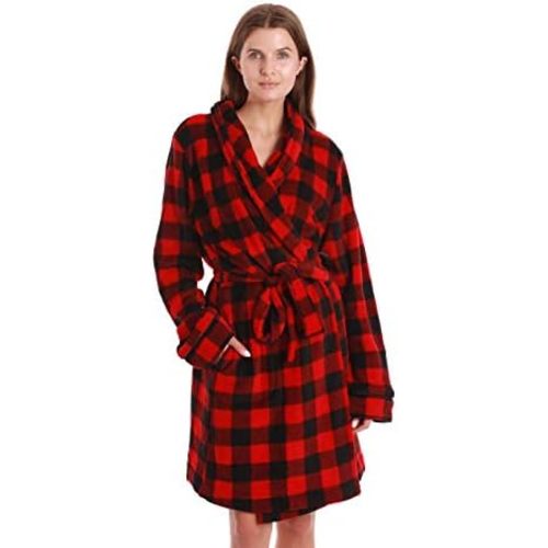 Just Love Velour Chevron Texture Bath Robes for Women