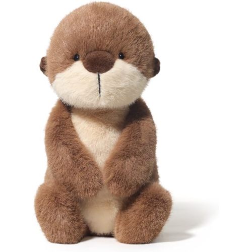 Stuffed Animals Adorable Sea Otter Plush Toys 14.2 inches Soft and Comfort Sea Otter Plush Toy Gift for Kids, Brown/White
