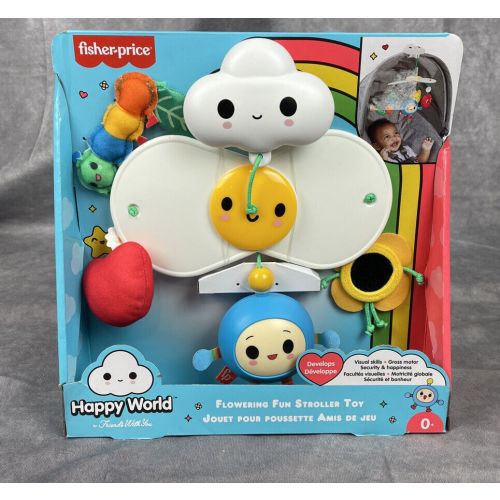 NEW!! Fisher Prices Happy World Flowering Fun Stroller Toy