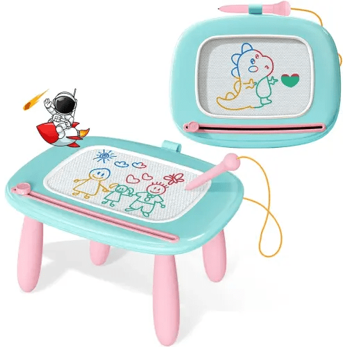 Kikidex Toddler Toys for 1 2 3 Years Old, Sturdy Magnetic Doodle Scribbler Board, Entertainment Toys for Kids, Reusable and no Mess, Educational Learning Toys Gifts for Birthday Christmas