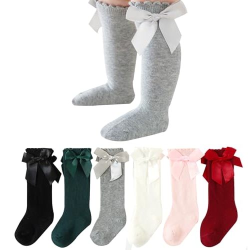 Apone Fatu Baby Knee High Socks Newborn Infants Toddlers Cotton Uniform Stockings Warm Cotton Boys Girls Stockings
