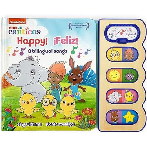Canticos Happy! ¡Feliz! 8 Bilingual Songs (English and Spanish Edition) (Nick Jr. Canticos)