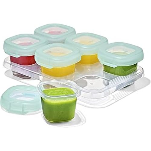 OXO Tot Baby Blocks Freezer Storage Containers (2 Oz.) - Opal