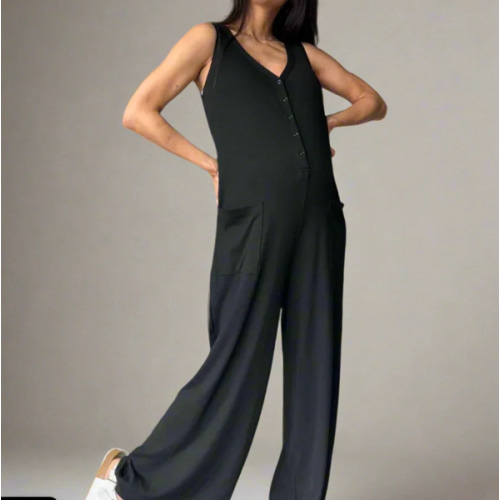 Soft Rib Maternity & Nursing Jumpsuit – MORROW+MINT
