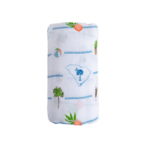 South Carolina Baby Muslin Swaddle Receiving Blanket