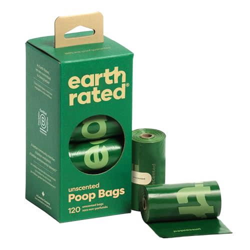 Poop Bags for Dogs Guaranteed Leak Proof and Extra Thick, Unscented, 120 Count