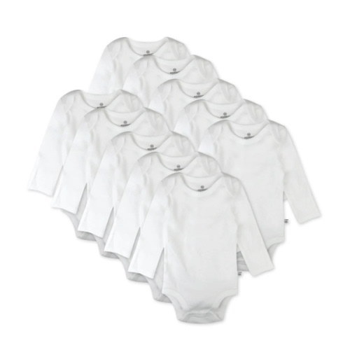 10-Pack Organic Cotton Long Sleeve Bodysuits | Honest Baby Clothing 0-3 months