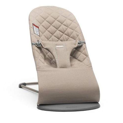 Babybjörn Bouncer Bliss Classic Quilt Woven, Sand Gray