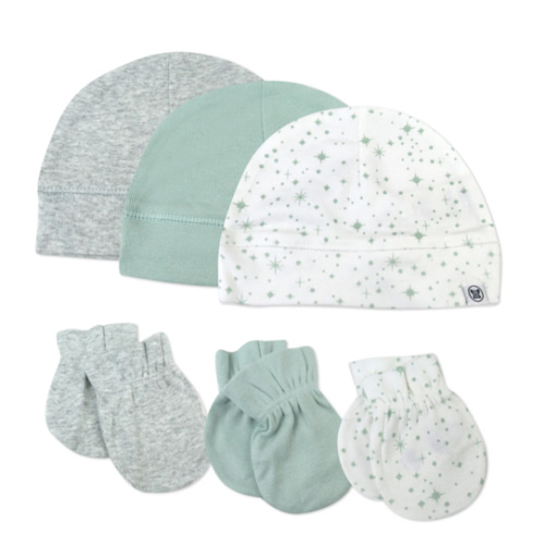 6-Piece Organic Cotton Mitt and Hat Set | Honest Baby Clothing