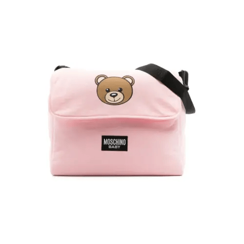 Moschino Kids Teddy Bear-print Changing Mat And Bag Set | Pink | FARFETCH