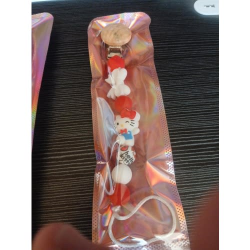 Hello Kitty Pacifer Holders Handmade