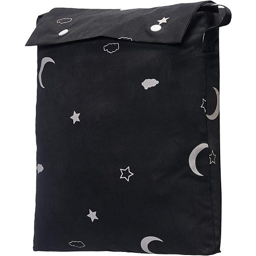 Amazon.com: Amazon Basics Portable Travel Window Blackout Curtain Shades with Suction Cups-Black, 1-Pack, 78 by 50 inches - 1 Pack, Moon and Stars : Baby