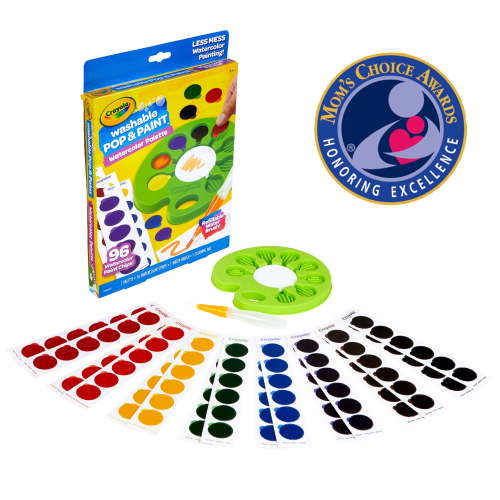 Crayola Pop & Paint Palette, Washable Kids Paint, Art Supplies