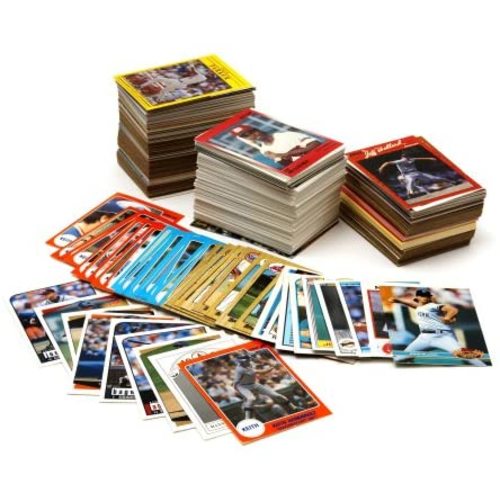 Baseball Card Collector Box With Over 500 Cards
