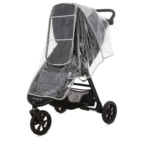 First Essentials Universal Stroller Rain Cover Baby Travel Weather Shield Windproof & Waterproof - Clear
