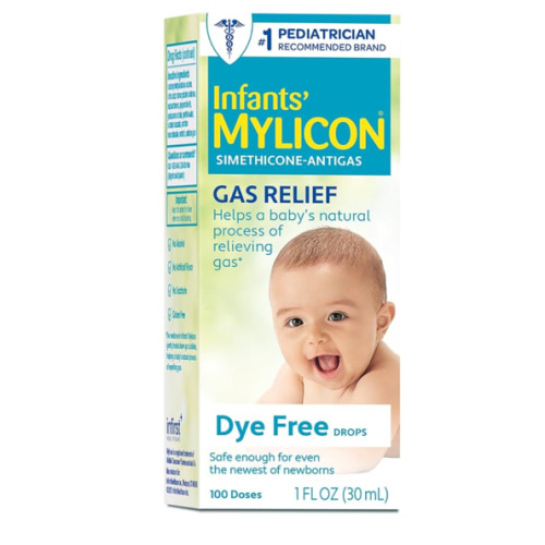 MYLICON Infants Gas Relief Drops for Infants and Babies, Dye Free Formula, 1 Fluid Ounce