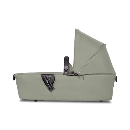 Joolz AER+ Carrycot for Newborn (0-6 Months) - One-Hand Foldable Cot - Breathable Mattress - Lightweight Stroller Bassinet for Baby (Up to 20lbs)- Extended Sunhood - Water-Repellent (Sage Green)