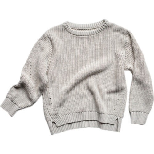 The Essential Sweater, Oatmeal - The Simple Folk | Maisonette