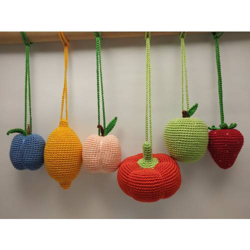 Crochet Baby Gym Fruit