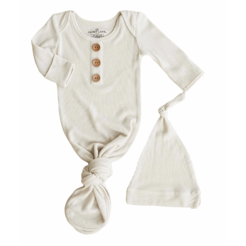 Caden Lane Knot Gowns - Best Selling Solids - Eggshell Waffle