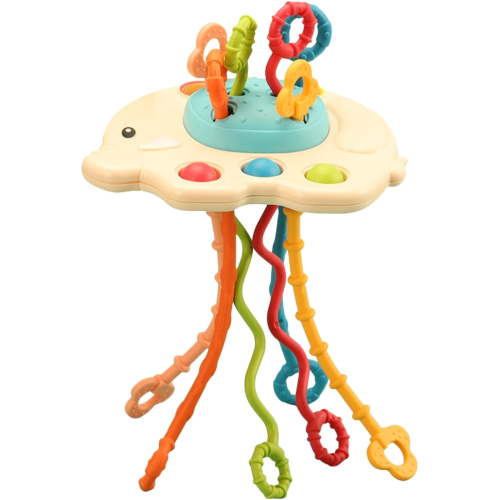 EeaseCA Baby Sensory Toy Silicone Pull String Toy Baby Pulling Toy Funny Preschool Toy - Walmart.ca