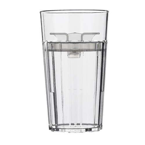 Reflo Smart Cup (Clear 1-Pack) Open Training Cup, Toddler Cup, No Suction 6oz, 360 Control-Flow, Premium High-Impact Plastic 1-Pack Clear
