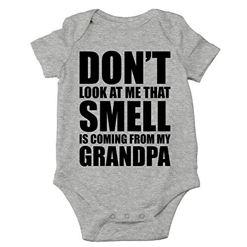 CBTwear Don't Look At Me, That Smell Is Coming From My Grandpa Baby Bodysuit - Newborn Unisex Clothes