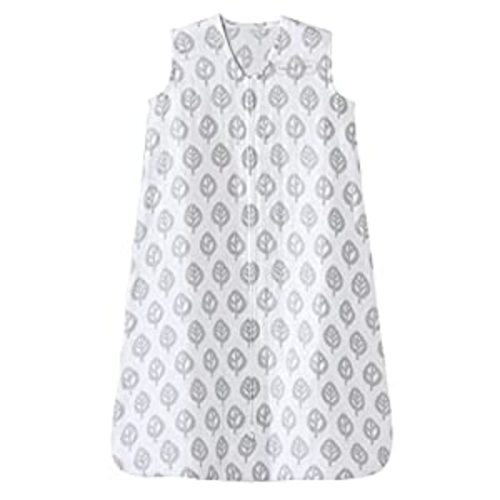 Amazon.com: HALO Sleepsack, 100% Cotton Muslin Wearable Blanket, Swaddle Transition Sleeping Bag, TOG 0.5, Grey Tree Leaf, Small, 0-6 Months : Baby