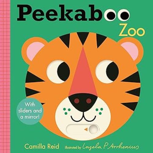 Peekaboo: Zoo: (An Interactive Board Book for Babies & Toddlers with Mirror & Sliders to Push, Pull, or Turn. Cute Zoo Animal Artwork Includes a Rhino, Hippo, Camel, & More.) (Peekaboo You)