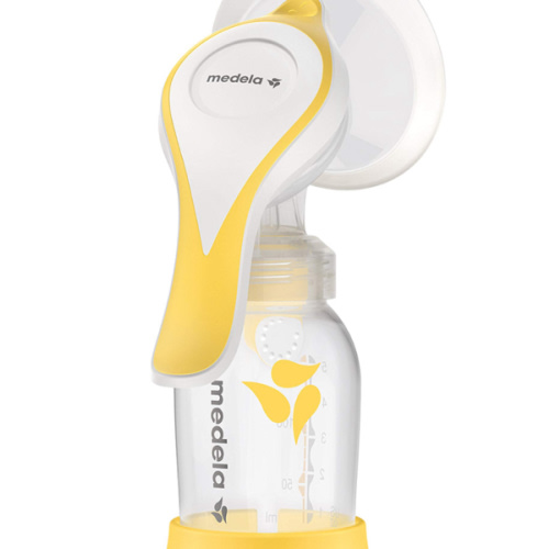 Medela Manual breast pump with Flex Shields Harmony Single Hand for More Comfort and Expressing More Milk