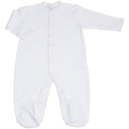 Kissy Kissy - Basic Footie - White Pink
