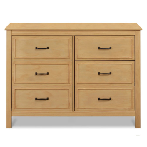 Charlie 6-Drawer Double Dresser - Honey