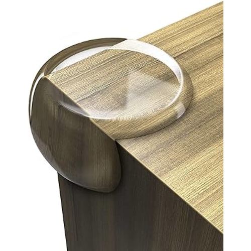Corner Protectors Guards - Furniture Corner Guard & Edge Safety Bumpers - Baby Proof Bumper & Cushion to Cover Sharp Furniture & Table Edges - Clear and Transparent - (12 Pack)