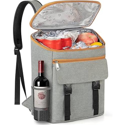 Cooler Backpack Soft Insulated Leak Proof 30/40/50/54 Cans Insulated Backpack Cooler Portable Picnic Camping Beach Hiking BBQ Lunch Backpack for Men and Women