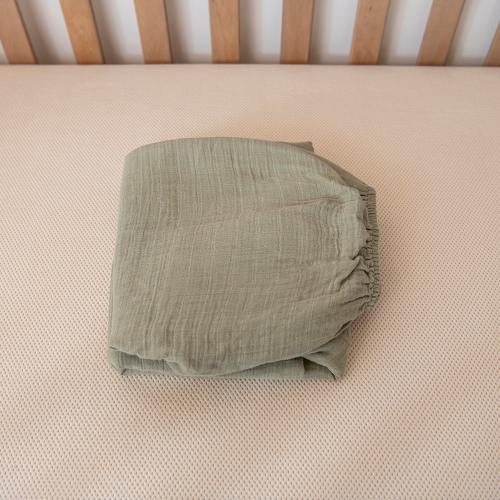 Organic Breathable Muslin Crib Sheets