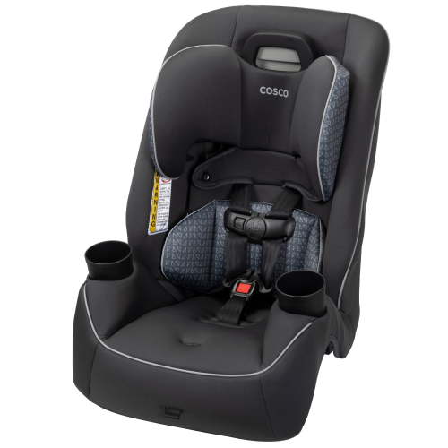 Cosco Kids Easy Elite Slim All-in-One Convertible Car Seat, Infant to Toddler, Unisex, Grey Glyphs