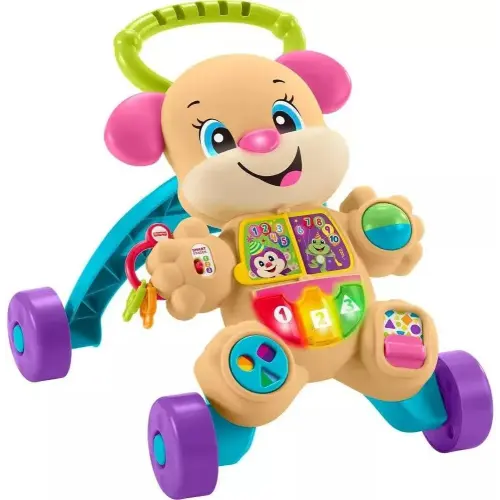 Fisher-Price Baby Toy Laugh & Learn Smart Stages Learn with Sis Walker with Music Lights & Activities for Infants Ages 6+ Months