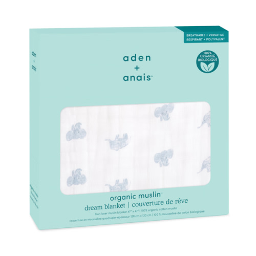 Aden + Anais Animal Kingdom Organic Dream Blanket | Cot | Baby Bunting AU