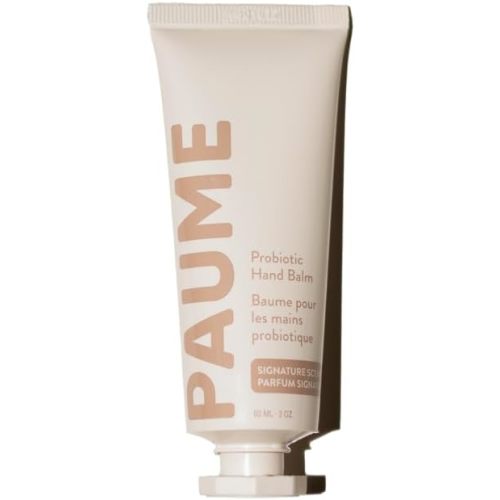 PAUME Probiotic Hand Balm, Non-Greasy, Fast Absorbing, Long Lasting Hydration, Hand Moisturizer for Dry, Chapped, Aging Skin, 2oz