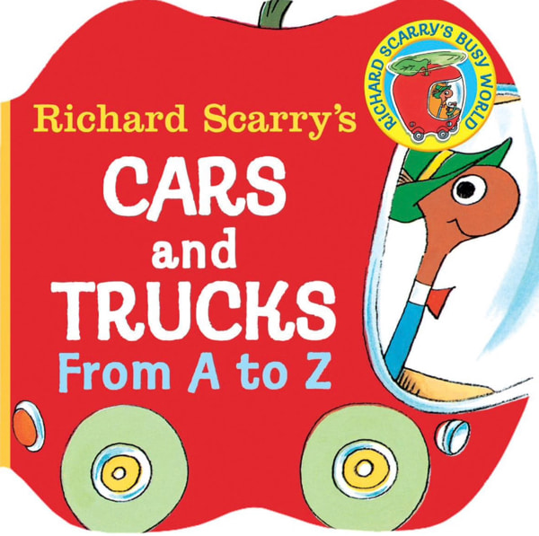 Richard Scarry's Cars and Trucks from A to Z (Shaped Board Book)
