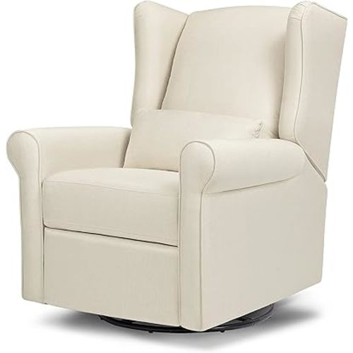 DaVinci Natural Oat Relaxing Recliner | Hayden | Swivel, Glider | Greenguard Gold, CertiPUR-US