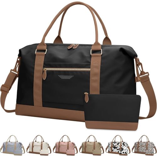 Hospital Bag for Labor Delivery, Lightweight Tote Duffel Overnight Bag with Luggage Sleeve
