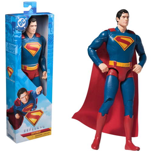 DC Comics SUPERMAN, 12-inch Superhero Action Figure, for Ages 4 & up