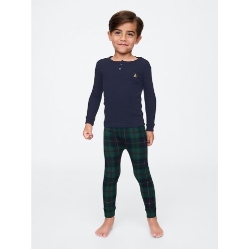 GAP Baby & Toddler Organic Brushed Cotton Henley PJ Set - 3-6m