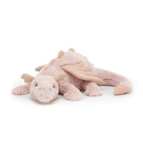 Rose Dragon Plush Dolls, 11.8 Inch Rose Dragon Plush Stuffed Toys, Super Soft Stuffed Animals, Kawaii Birthday & Graduation Gifts for Kids, Accompany Sleeping Dolls